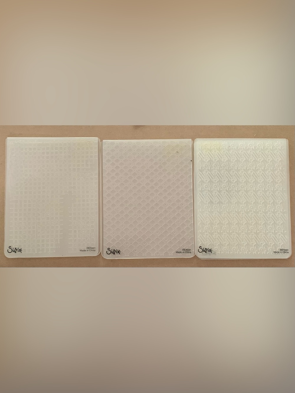 Sizzix Embossing Folder Set of 3